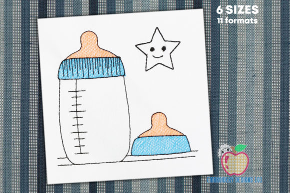 Baby Milk Bottle Sketch: A Craft Fair Review