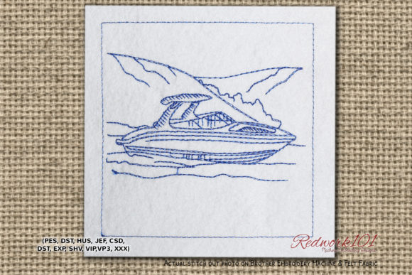 Bowrider Boat Redwork: A Designer’s Review for Merch
