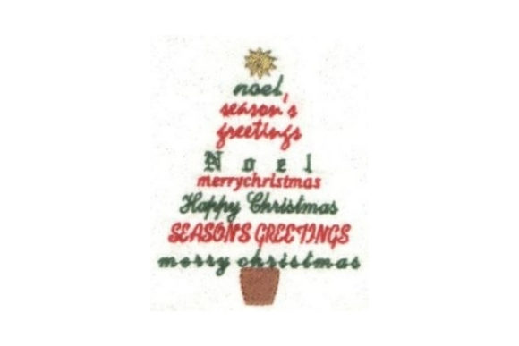 Greetings Tree: A Craft Fair Embroidery Review
