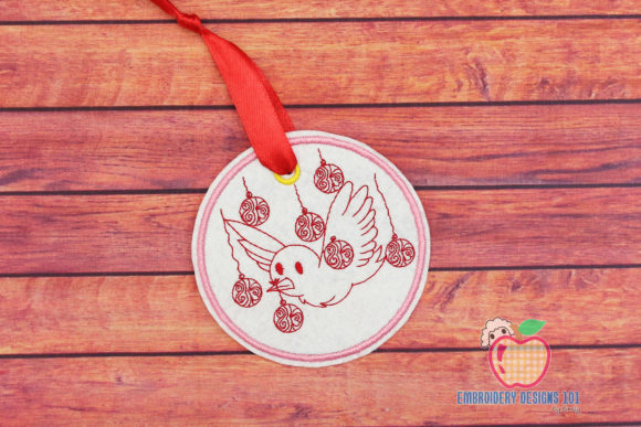 Review: Christmas Bird ITH Ornament for Craft Fairs